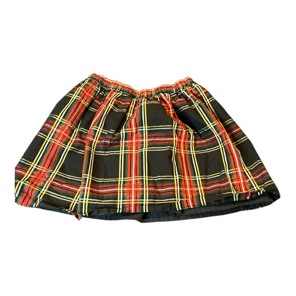 Crewcuts Plaid Holiday Skirt Girls Size 6/7 – Classic Red Tartan - Picture 2 of 4